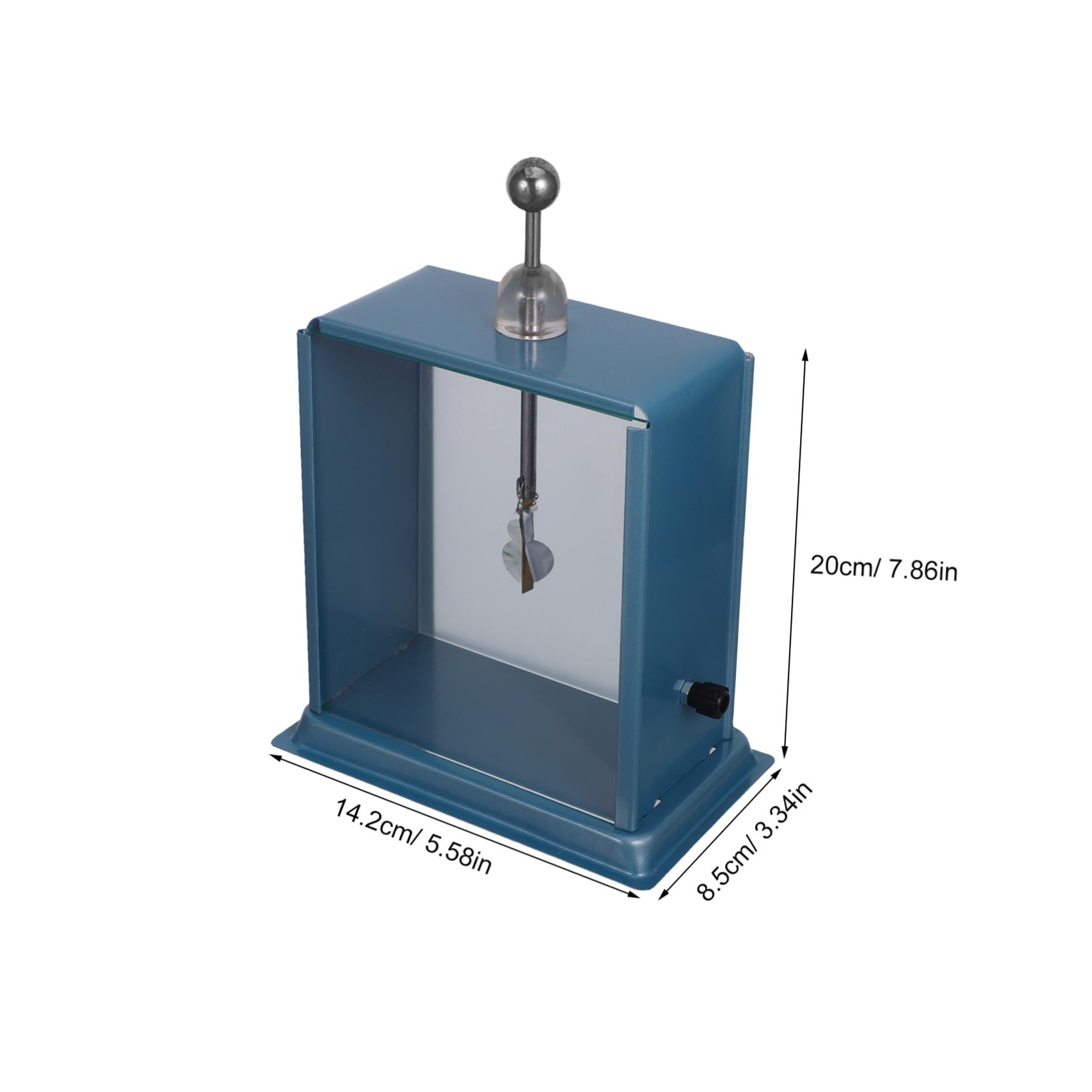 Electrómetro de Hierro y Lámina para Medir Electricidad Estática Equipo Científico para Experimentos de Física el Aula Material Didáctico para Estudiantes de Primaria y Secundaria