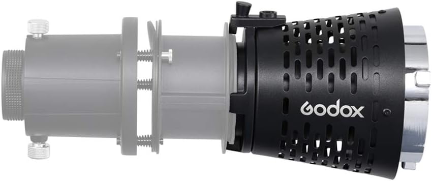 Limited Godox SA-17 Bowens Mount to Godox SA-P Projection Attachment Adapter, Create Theatrical Effects with Your Bowens Mount LED Continuous Light, Hyper-Control Your Lighting for Both Video and Photography