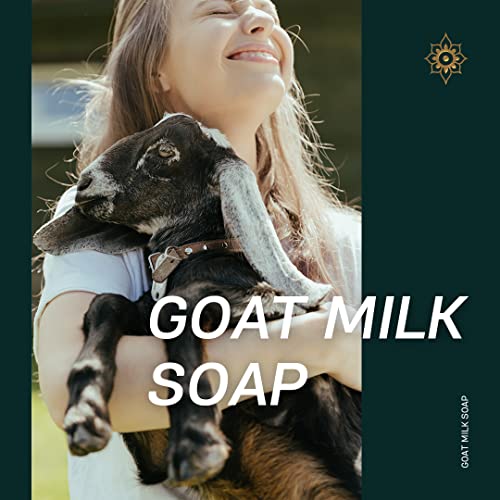 Authentic Bath & Soap Cold Processed Goat Milk Bar Soap For Men & Women. Natural, Handmade, No Parabens Or Sulfates, Cruelty Free, Anti-Aging & Moisturizing Face & Body Wash. 3.5 Oz Each (Pack Of 2) #TOP3