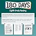 180 Days™: Reading for 8th Grade Practice Workbook for Classroom and Home, Cool and Fun Practice Created by Teachers (180 Days of Practice)