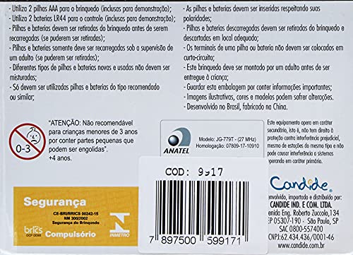 Kk Móvel Rc - 3 Funções - Pilhas - Marrom Claro 9917