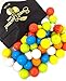 SweetGourmet Concord Dubble Bubble 1" Lightning Bolts Sour Bulk Gumballs, 1.5Lb