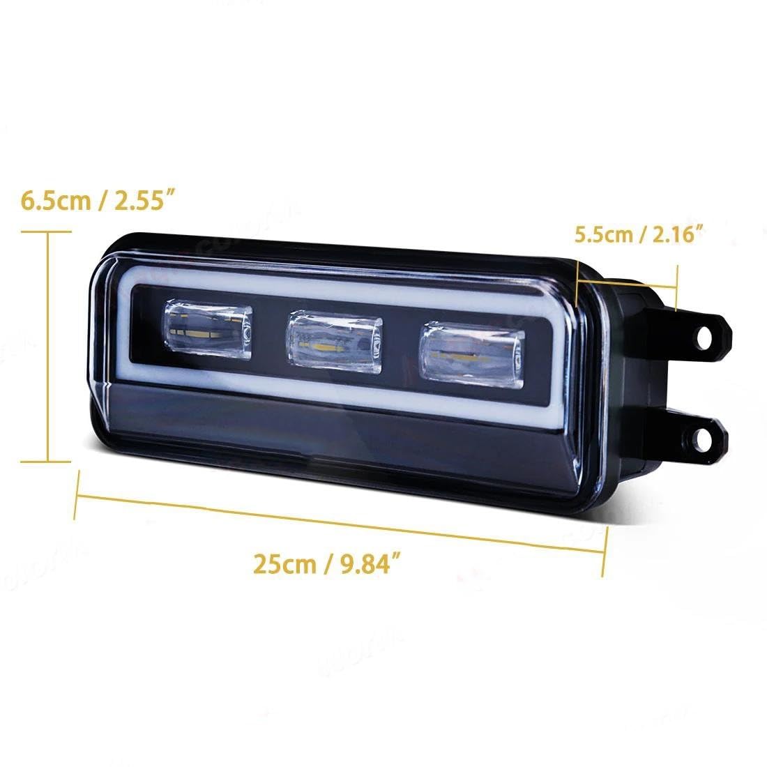 Para Toyota Para Tacoma 2024-2025, Para Sequoia 2023, Para Tundra 2022 Y Para 4 Runner 2025 Luces LED Circulación Diurna Faros Antiniebla DRL 2 En 1