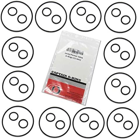 (12 Sets, 36 Pcs) Replacement Valve Cover & Shaft O-Rings for Jandy NeverLube/Pentair Valves (Part Numbers O-515-KIT-9, 1132/51016200 and R0487100/192039/O-158) and Hayward PSV valves (P/N: PSXVZ2A) Cover