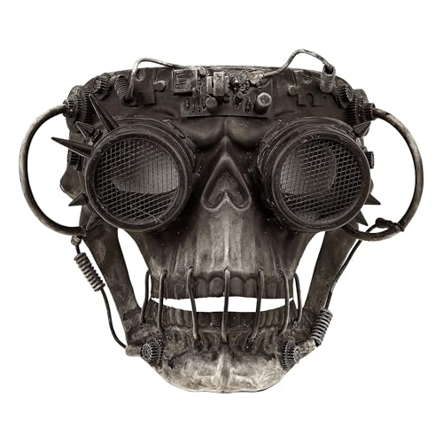 W WIDMANN MILANO Party Fashion - Máscara Steampunk para adultos, lobo o calavera, accesorio para carnaval, Halloween