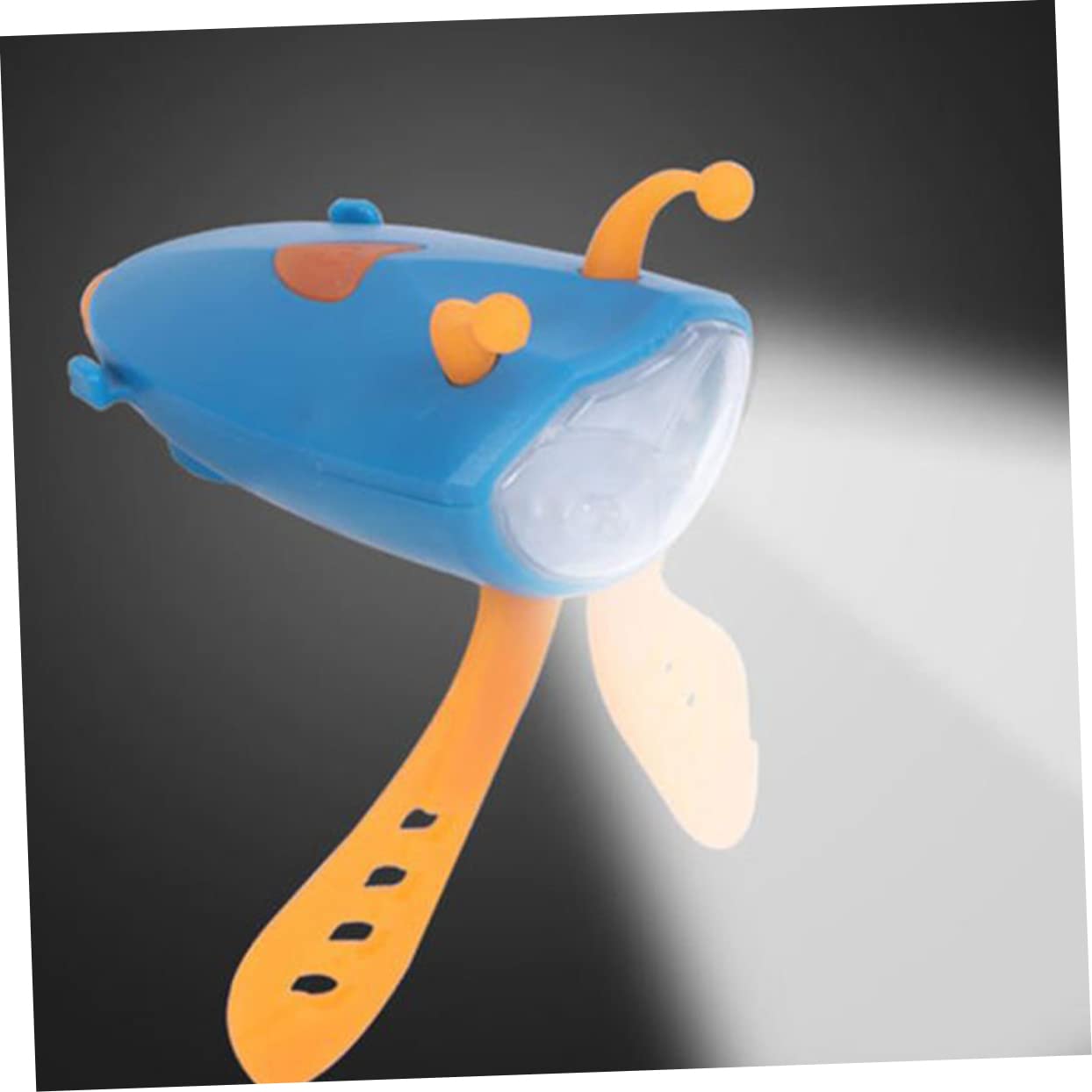 INOOMP 2piezas Luces Delantera para Bicicletas De Niño Niña Bocina USB Recargable Diseño Adorable y Lúmenes para Paseos Nocturnos y Seguridad La Carretera
