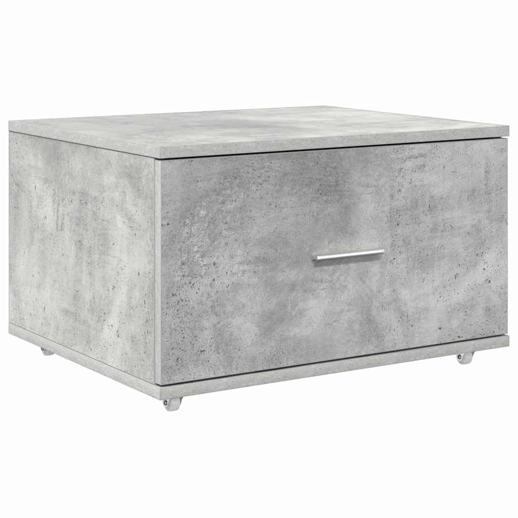 Szafka z szufladami 55 x 45 x 31 cm Szara betonowa