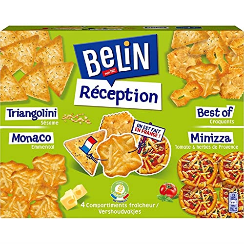 BELIN - Crackers Assortisement Réception 380G - Lot De 3