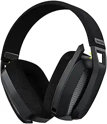 BINNUNE BW06 Headset Gamer Sem Fio PS5 PS4 PC Preto Headset gamer sem fio BINNUNE BW06 com microfone, ideal para PS5, PS4, PC e Mac