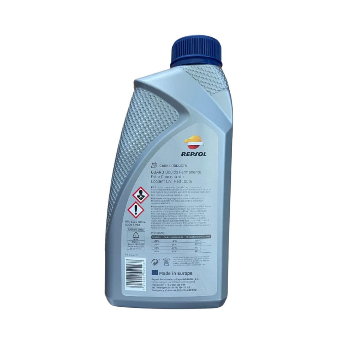 Coperchio Scambiatore Calore Multijet + Antigelo Radiatore Rosso 1L Liquido Refrigerante Universale Auto