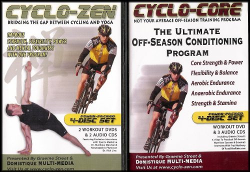 Bike/Cycling Conditioning Programs: Cyclo-Core/Cyclo-Zen (3 DVDs/5 Audio CDs)