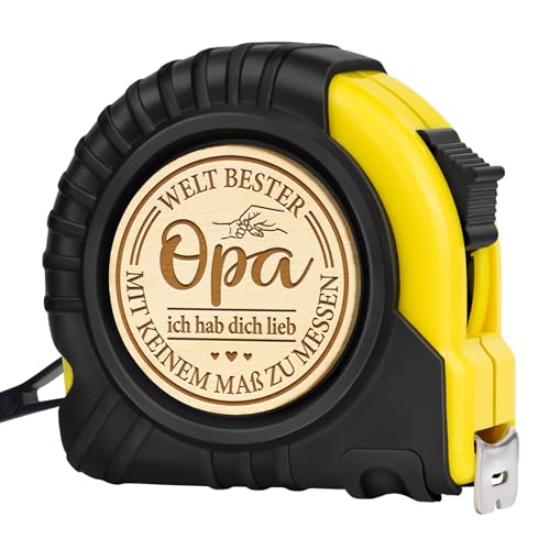 Opa Geschenk Geburtstag Geburtstagsgeschenk Opa Bester Opas Geschenk von Enkel Zum Geburtstag Weihnachten Vatertag Vatertagsgeschenk Maßband