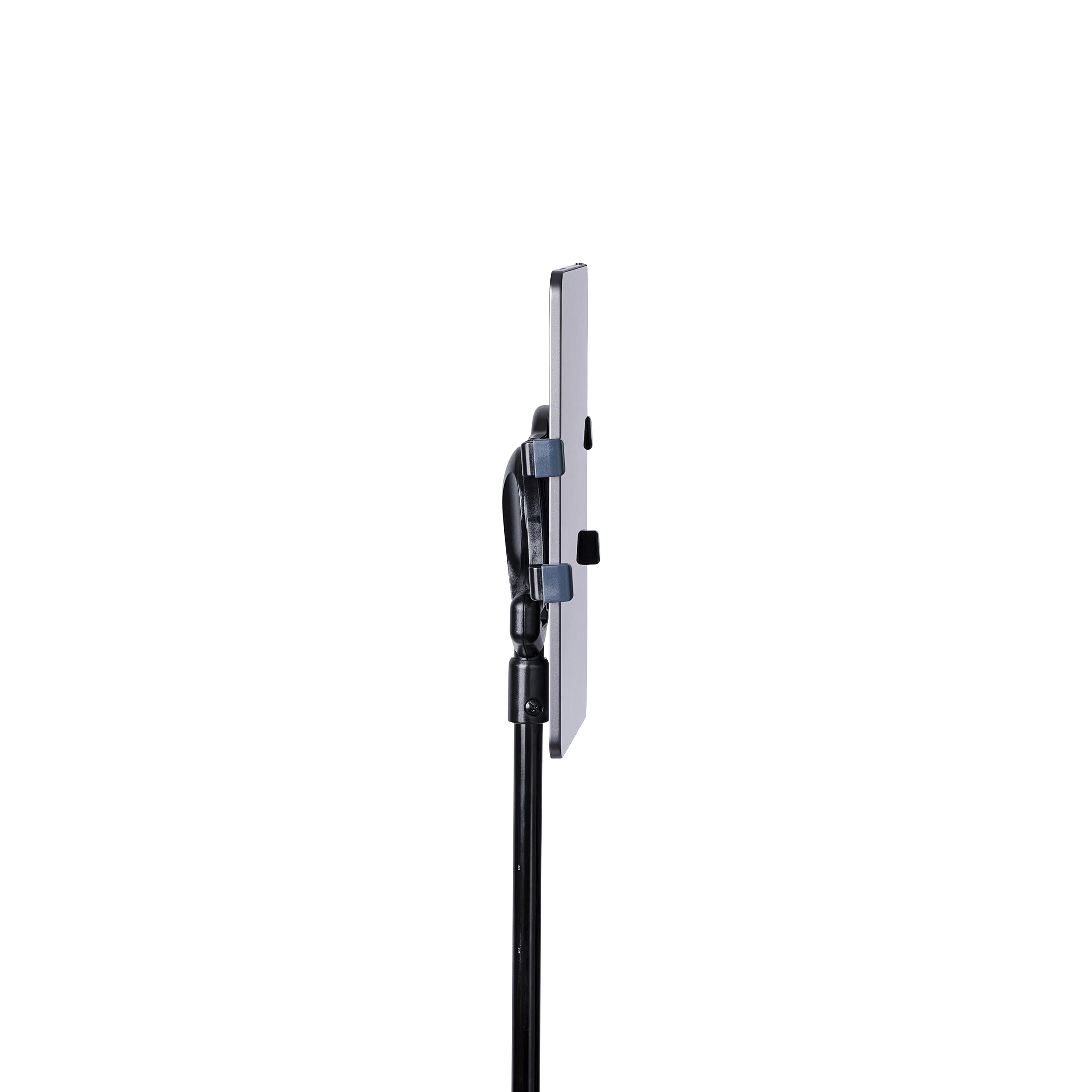 StarTech Supporto Mobile da Pavimento per Tablet 7-11" con Ruote Bloccabili | Base Treppiede da Pavimento Stabile, Facile da Spostare, Ideale per Fiere, Negozi ed Eventi