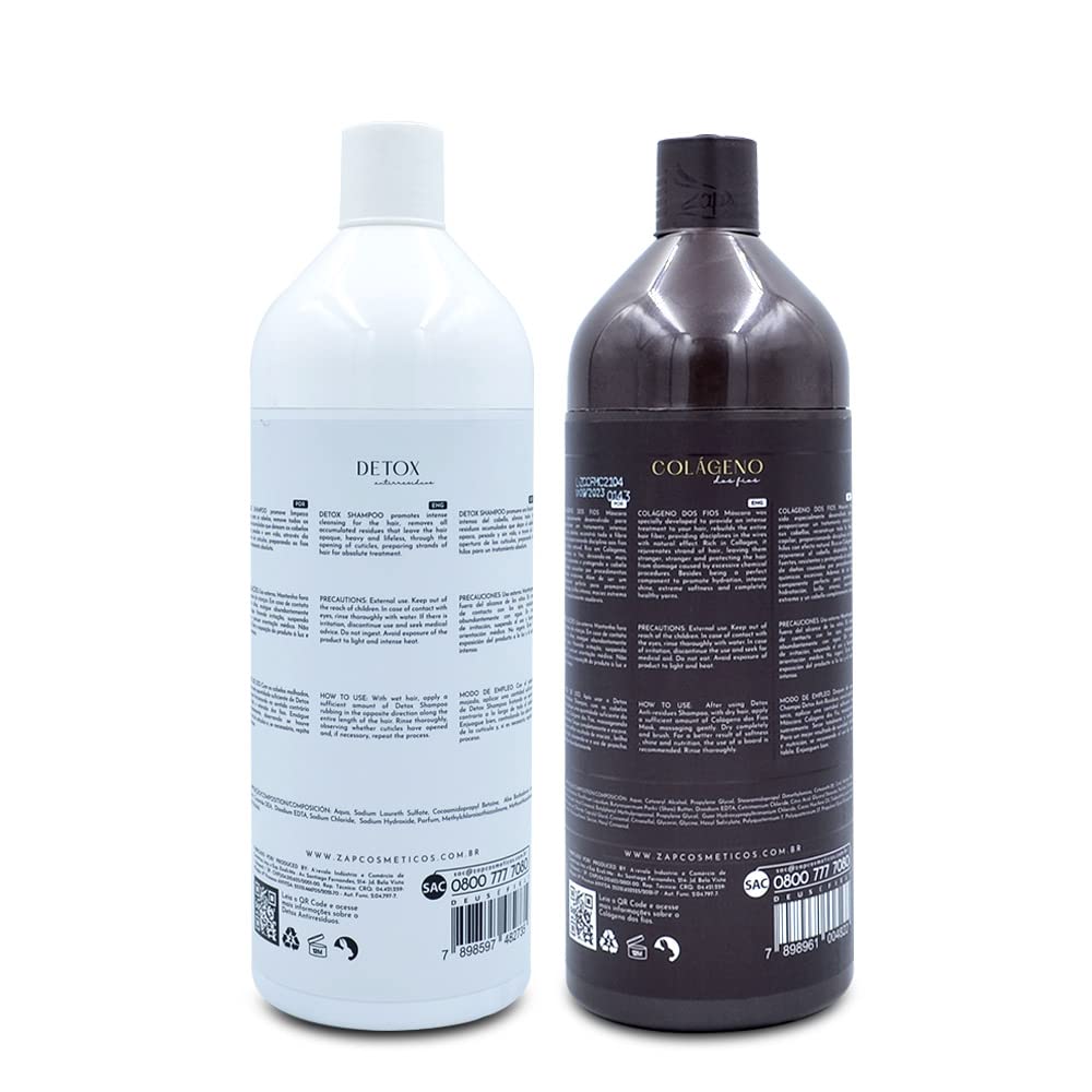 Progressive Brush Zap Collagene liscio in plastica ricca di collagene e cheratina 2L / 67.6fl.oz