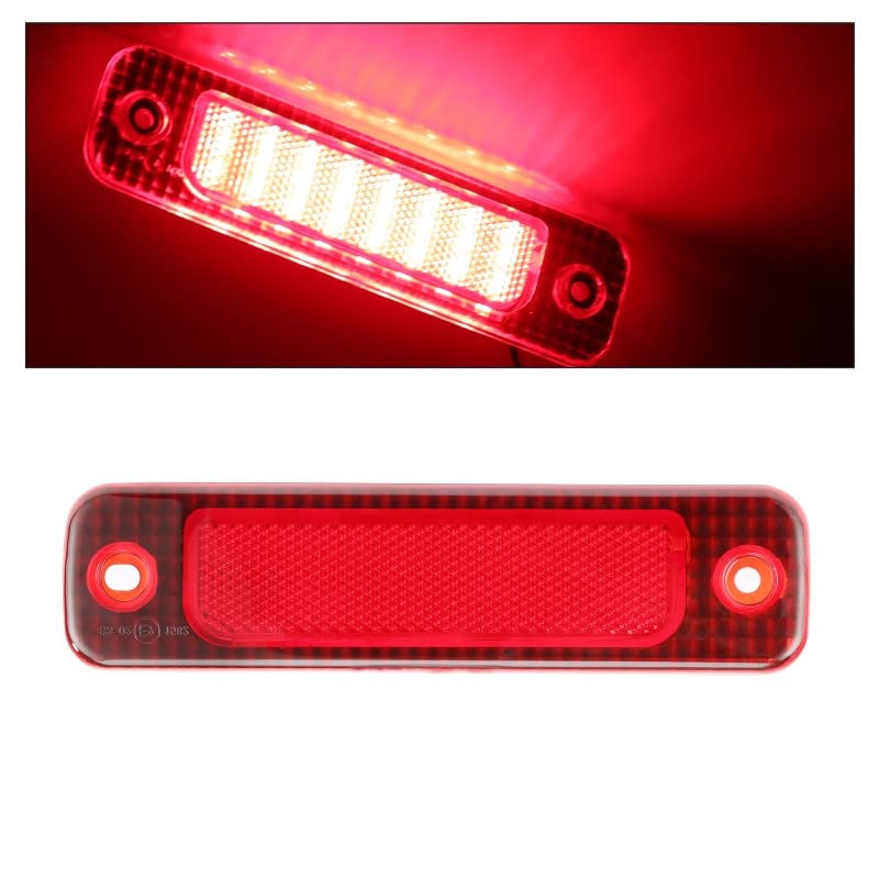 3ème Feu Stop LED Pour Ford Transit MK7 2006-2014 - Réf. 5128002 - Rouge - Montage Haute Position