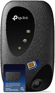 TP-Link M7200 4G Cat4 LTE Single Band Mobile WiFi with Unlimited O2 Data SIM Card Bundle