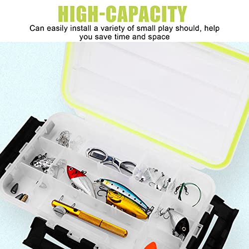 Fishing Tackle Box Tackle Box: 2Pack Waterproof Tackle Box 3700, Fishing Tackle Storage Trays With Removable Dividers, Plastic Tackle Trays Transparent Waterproof Fishing Tackle Storage #TOP4