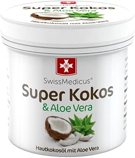 SwissMedicus Natural Super Coconut & Aloe Vera Rich Cream - Gentle, Moisturising Sk…