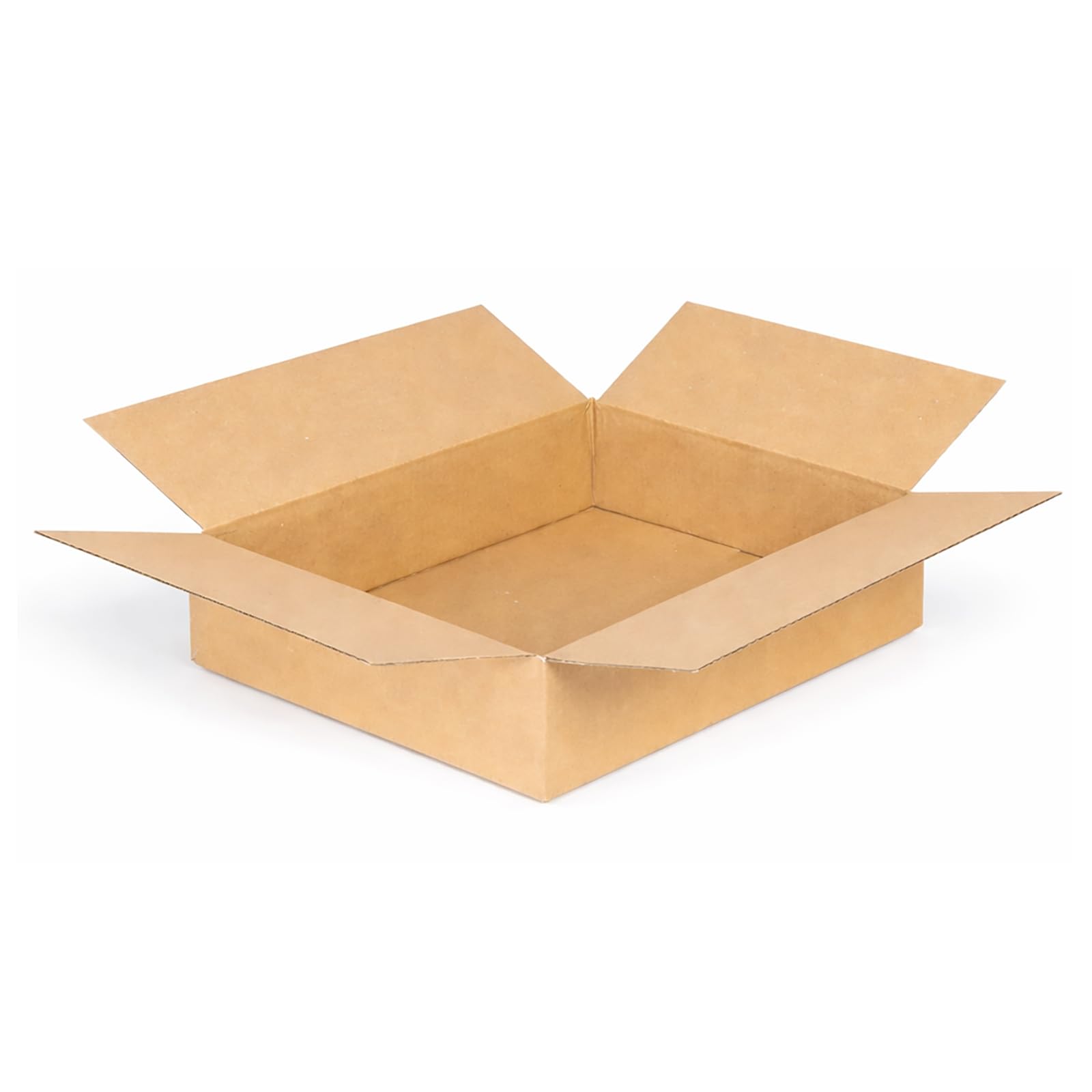 DHL Kleinpaket Karton 350x250x80 mm (ehemals Warenpost national) – Versandkarton klein 35x25x8 cm, Faltkarton FEFCO 0201, Innen 344x244x68 mm - 100 Stück