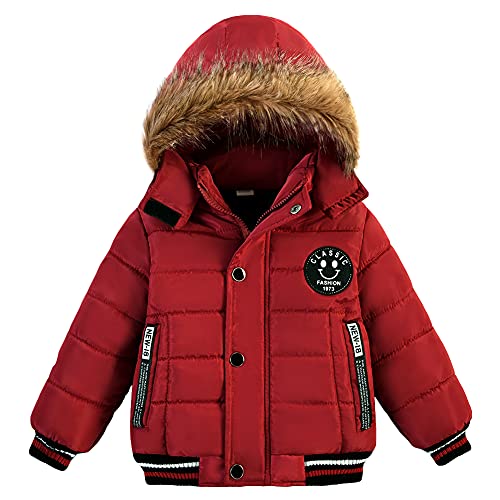 Amiyan Toddler Boys Down Jacket Winter Jacket Hooded Thickened Warm Snowsuit Coat Parka Outerwear #TOP3