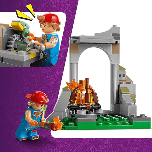 Image of LEGO Fortnite Peely & Sparkplug's Camp Video Game Building Set 77075 Building Blocks for 7+ Age Boys and Girls