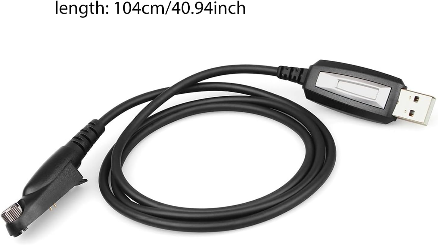 Retevis RT47 RT47V USB Programming Cable Compatible with TYT MD398 RT47V RT87 RT83 RT47 Walkie Talkies (2 Pack)