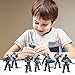 MEIEST SWAT Model Equipment Assembly Building Block Toys,8 PCS City Police Action Mini-Figures with Multiple Military Weapons Accessories,Party Favors Set for Boys and Man