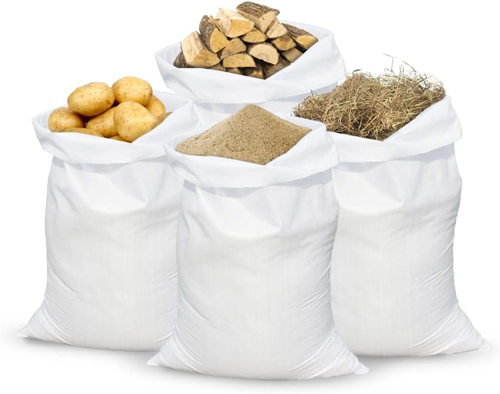 20 Packs Sandbags Polypropylene Sand Bags Empty Woven UV