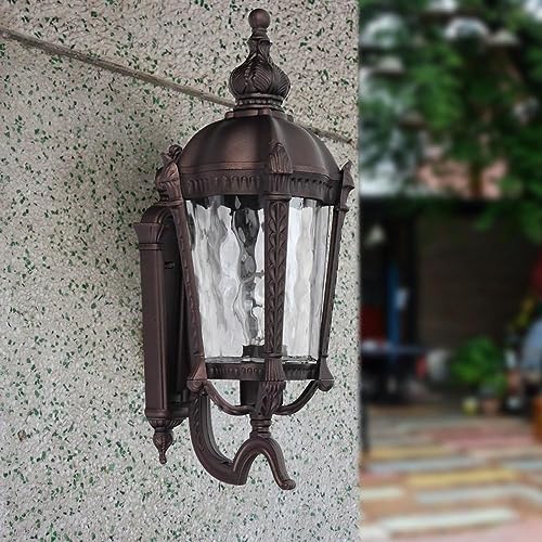 Applique de jardin rétro en aluminium pour illuminer vos soirées de terrasse et cour