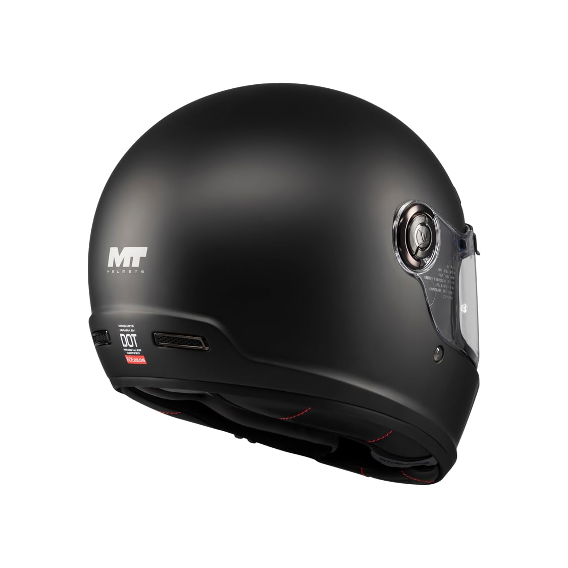 MT Helmets Jarama SV – Casco Moto Integral Retro con Visor Solar Retráctil Full Vision, Interior Lavable, Ventilación Avanzada y Calota HIRP | Homologado ECE 22.06 & DOT