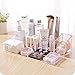 Sooyee Clear Makeup Organizer,9 Spaces Vanity Organizer Cosmetic Display Cases for Lipstick,Makeup Brushes and Skin Care Products,Plastic Makeup Storage