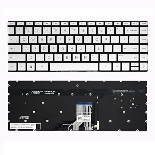 �p�\�R���L�[�{�[�h �K�p For HP SPECTRE 13-AP 13-AG 13-AN TPN-W141/W133/W136 �m�[�g�C�������p�L�[�{�[�h �V���o�[ BL�� ���y�A�p�݊������i