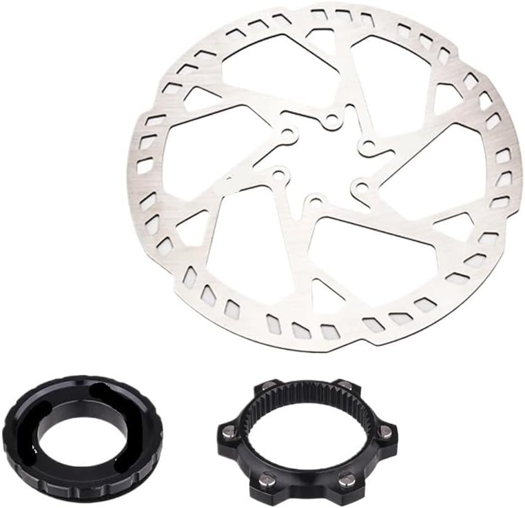 Compatible With 140/160/180/203/220mm Mountain Bike Disc Brake Rotor 2.3mm Thick Center Lock H23 Bicycle VHS2 2mm Universal(160mm x1)