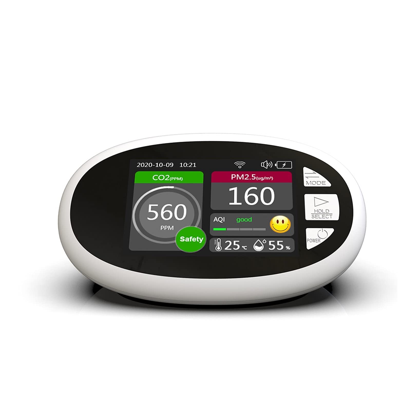 Gas Leak Detector CO2 Carbon Dioxide Detector Pm2.5 Air Meter Tuya Smart WiFi Version English