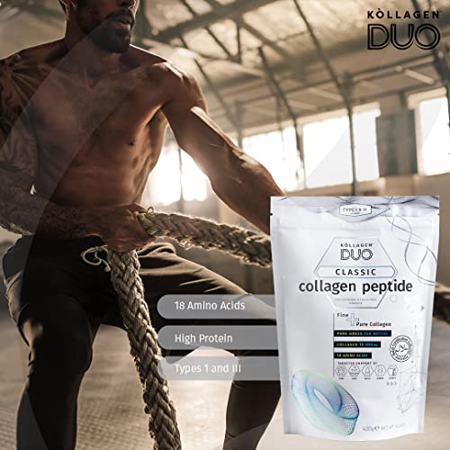 Kollagen Duo 221942 Premium Halal Collagen Protein Powder - Un-Flavored Protein Source Type I & Iii With 18 Amino Acids, Glycine Boost, For Skin Hair Nails - Collagen Supplement thumb #8