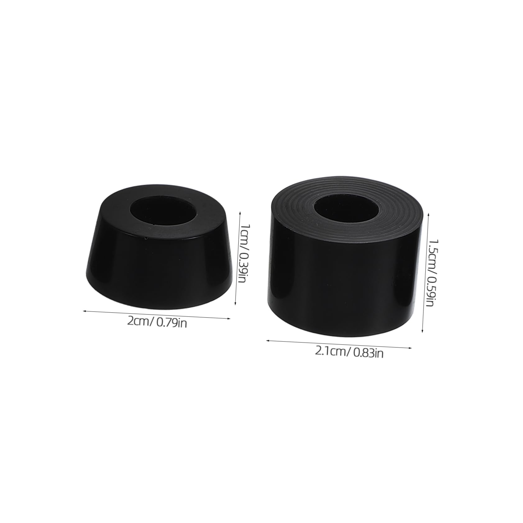 Totority Skateboard Pads Set Cushioning for Skateboards Boys and Girls Skates Spacers Inline Bearing Spacer