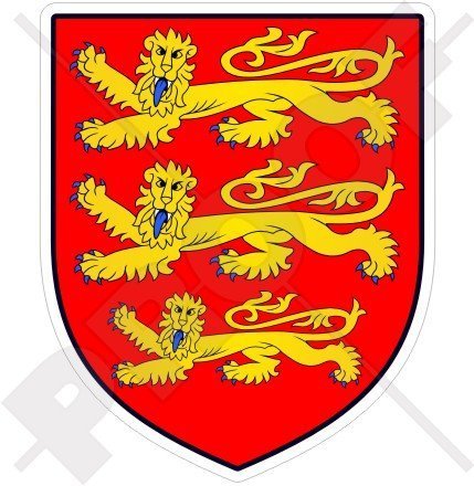 Vinyl-Aufkleber Winkende England-Flagge – 15 Cm, Glänzend, Für Auto, Laptop & Mehr