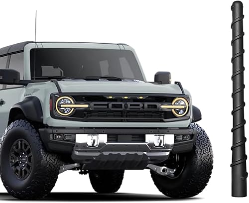 Antena corta Bronco de 7 pulgadas, compatible con Ford Bronco de tamaño completo y todos los modelos 2021-2023 2024 2025 2026, buena recepción,
