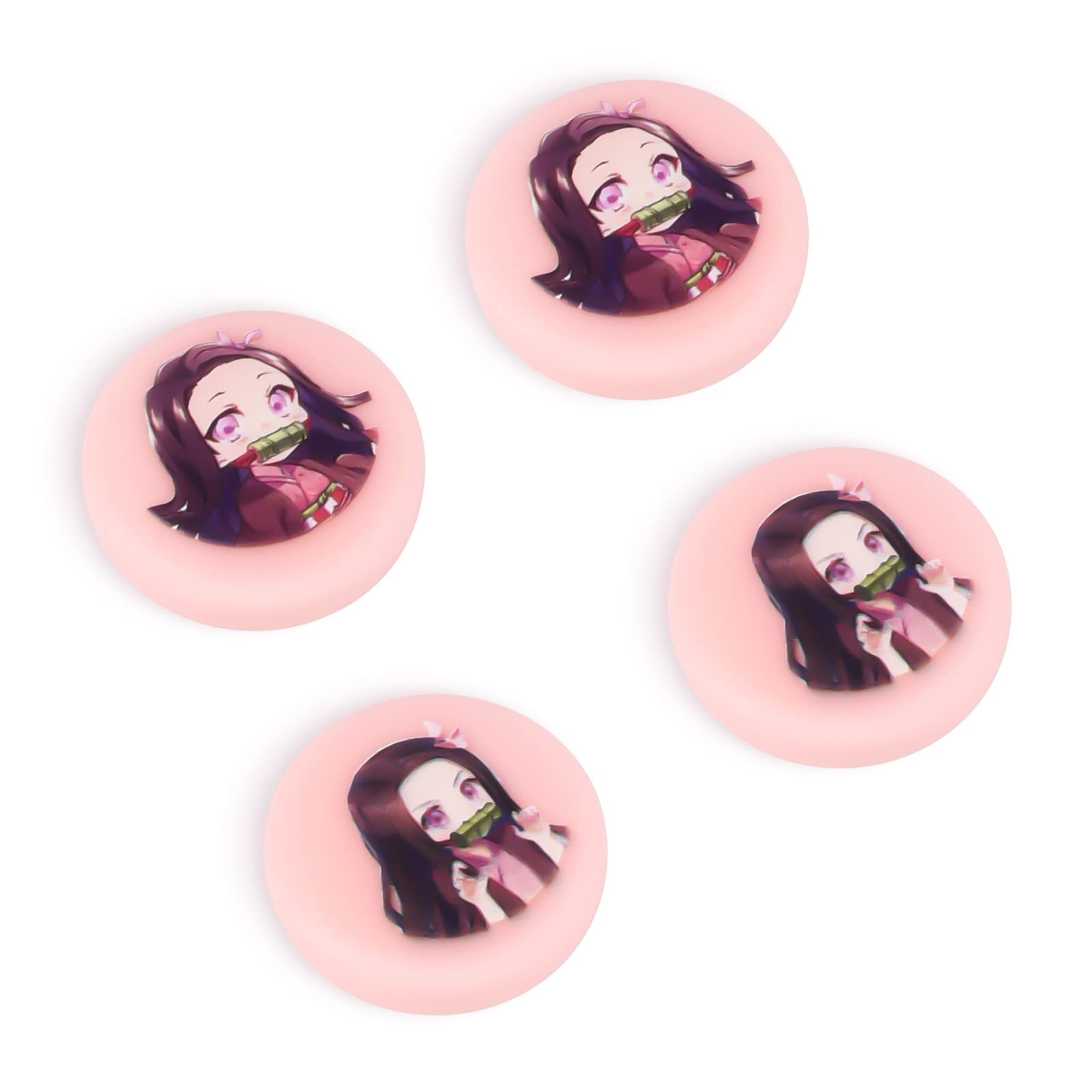 Amazon.com: DLseego Kamado Nezuko 4PCS Thumb Grips Caps for Switch