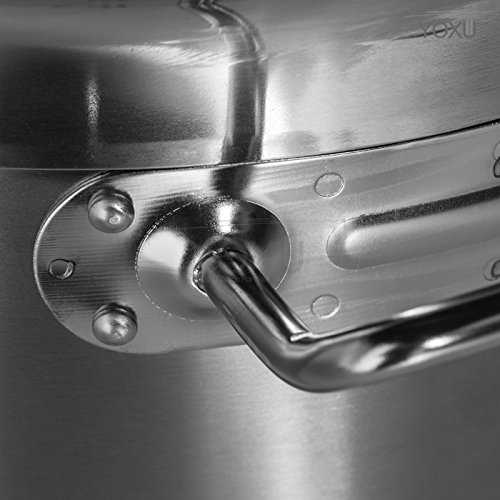 YOXU Pentola con Coperchio Acciaio Inox 18/10