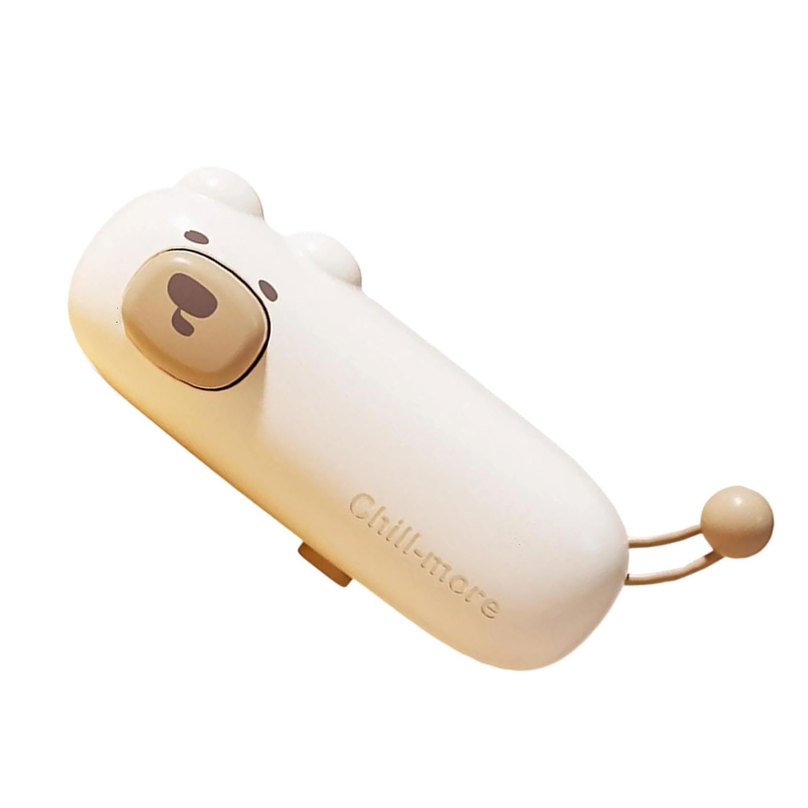 Uqezagpa Handheld Sealer Snacks Packaging Bag Sealing Tool 400mAh Bag Closers Heat Sealer Portable Sealing Machine ABS Texture Closure