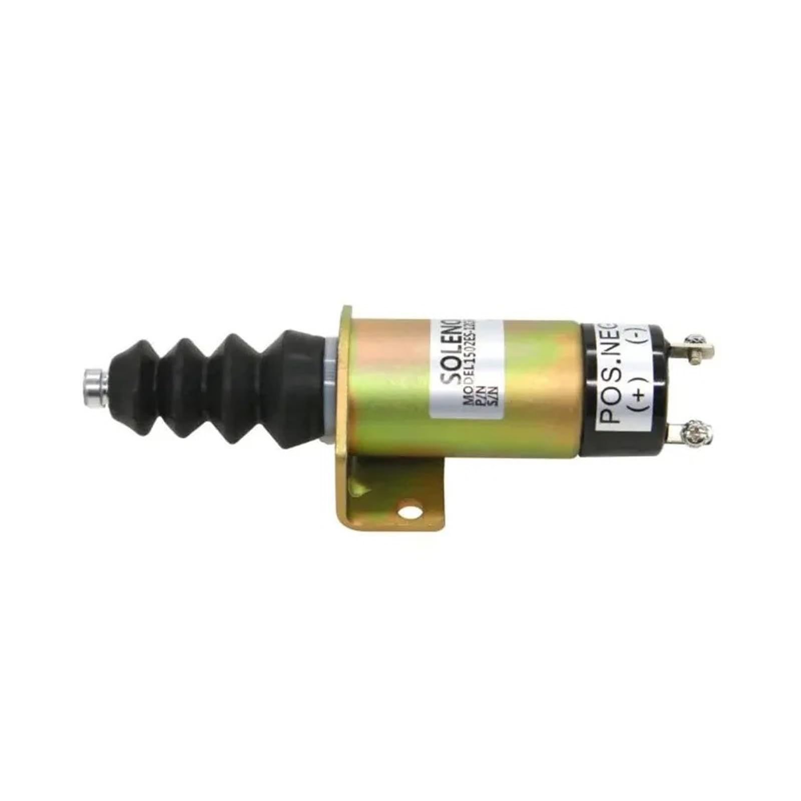 Solenoide de corte de combustible Compatible con la válvula solenoide de apagado de combustible Bobcat de 12 V 1502ES-12C6U1B2S1