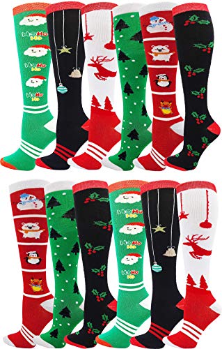 Winterlace Women's Christmas Socks, 12 Pairs...
