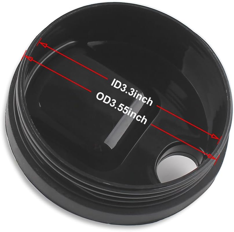 Anbige Replacement Parts for Ninja Blender, 16oz Cup with Lid Compatible with Ninja BL770 BL660 BL810 QB3000 All Pro 4 Tab Blenders (2 cups + 2 sip&seal lids)