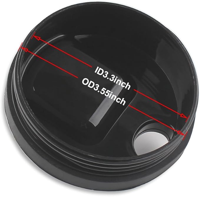 Anbige Repuestos para Licuadora Ninja, Vaso 16oz con Tapa miniatura 8