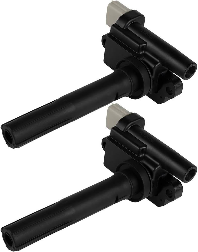 ECCPP 2 ignition coils with 4 iridium Spark Plugs UF246,coils packs,for Chevrolet Prizm 1998-1999 & for Toyota for Corolla 1998-1999,L4 1.8L UF246 (UF284 ignition coil 1pcs)