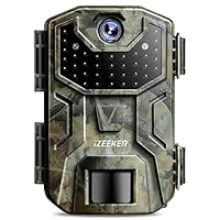 iZEEKER Wildkamera 2K HD 36MP, Wildtierkamera mit 940nm No Glow Infrarot LEDs, Ohne WLAN, Wildkamera mit Bewegungsmelder Nachtsicht IP66 wasserdicht für die Tierbeobachtung Heim Sicherheit