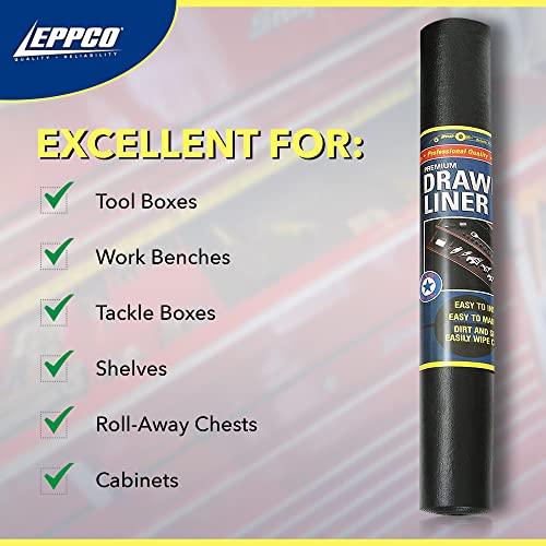 Cajón liner Eppco 1860 de 12 x 72 pulgadas gris protector lavable para armarios 5