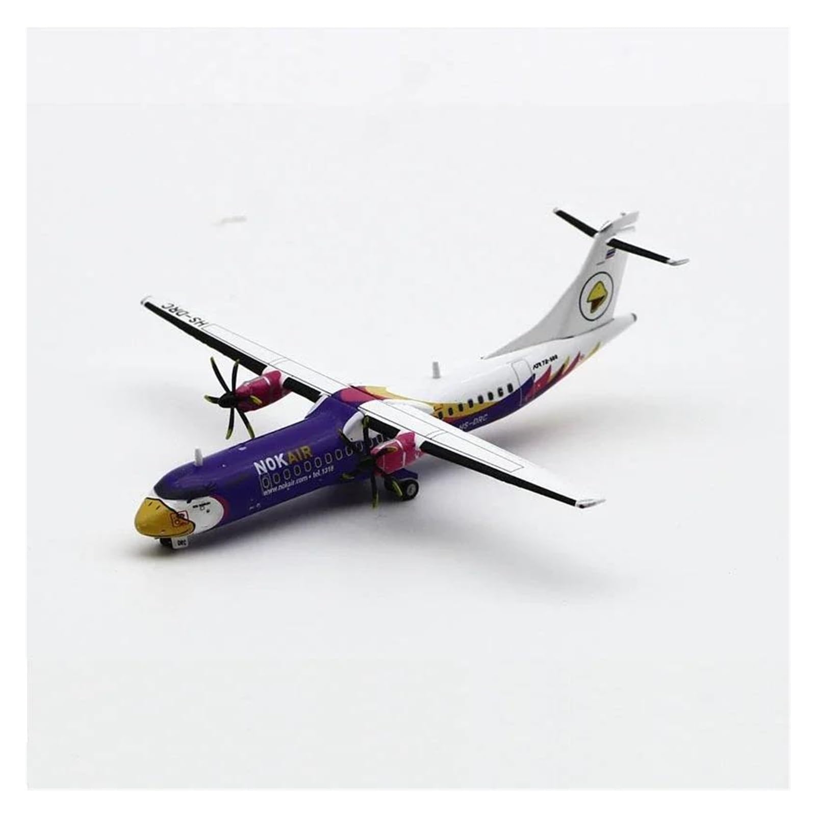 Amazon.co.jp: 航空機 タイバード航空 ATR-72-500 HS-DRC 航空機モデル