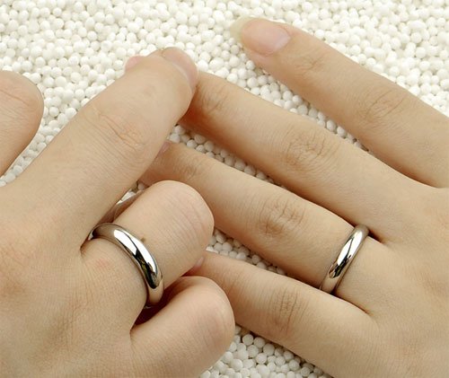 Image of Ananth Jewels Everyday Wear Classical Plain Silver Band Ring for Men Women
